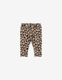 Leggings in jersey di cotone stampato