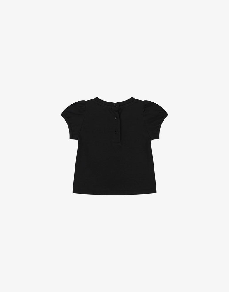 T-shirt en jersey de coton Moschino Teddy Bear Noir Moschino 1