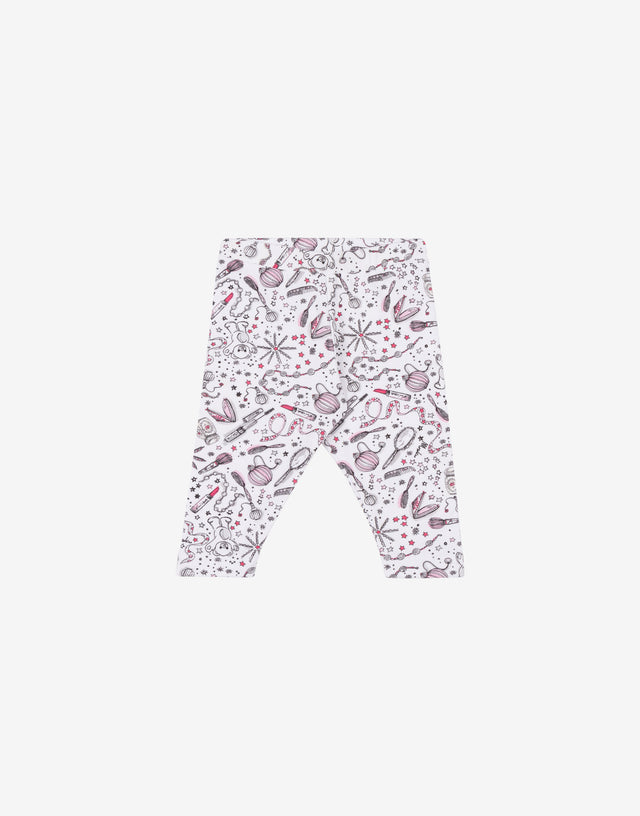 Moschino Cotton Leggings White Moschino 0