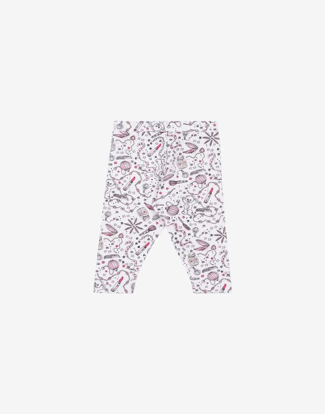 Moschino Cotton Leggings White Moschino 1