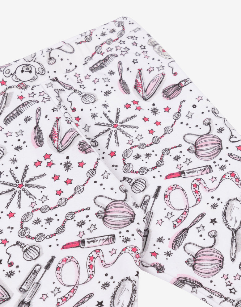 Leggings di cotone Moschino Bianco Moschino 2