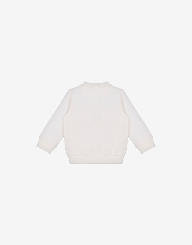 Felpa in cotone Moschino Teddy Bear stampata Bianco Moschino 1
