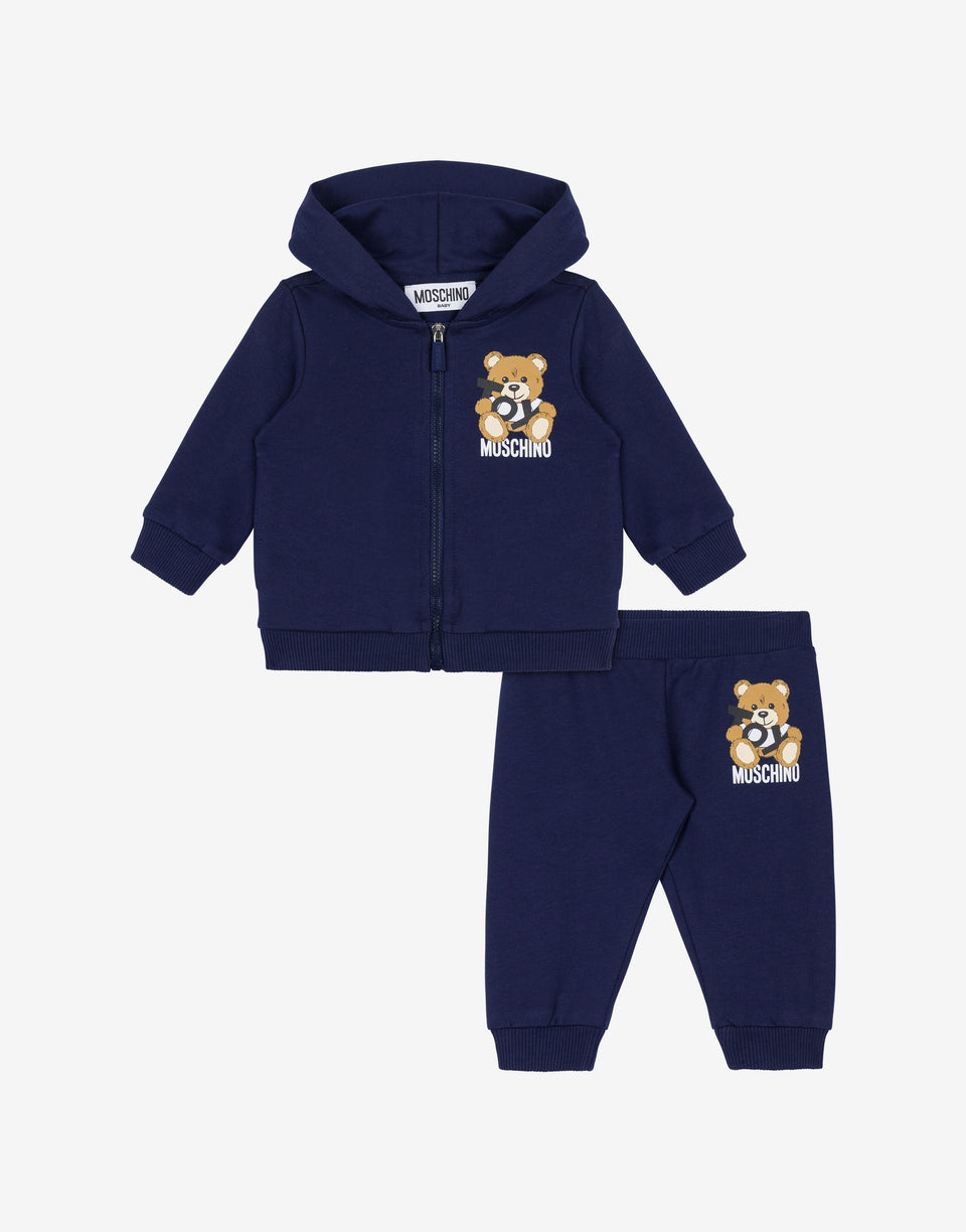 Sudadera Teddy Bear Azul Marino Moschino 0