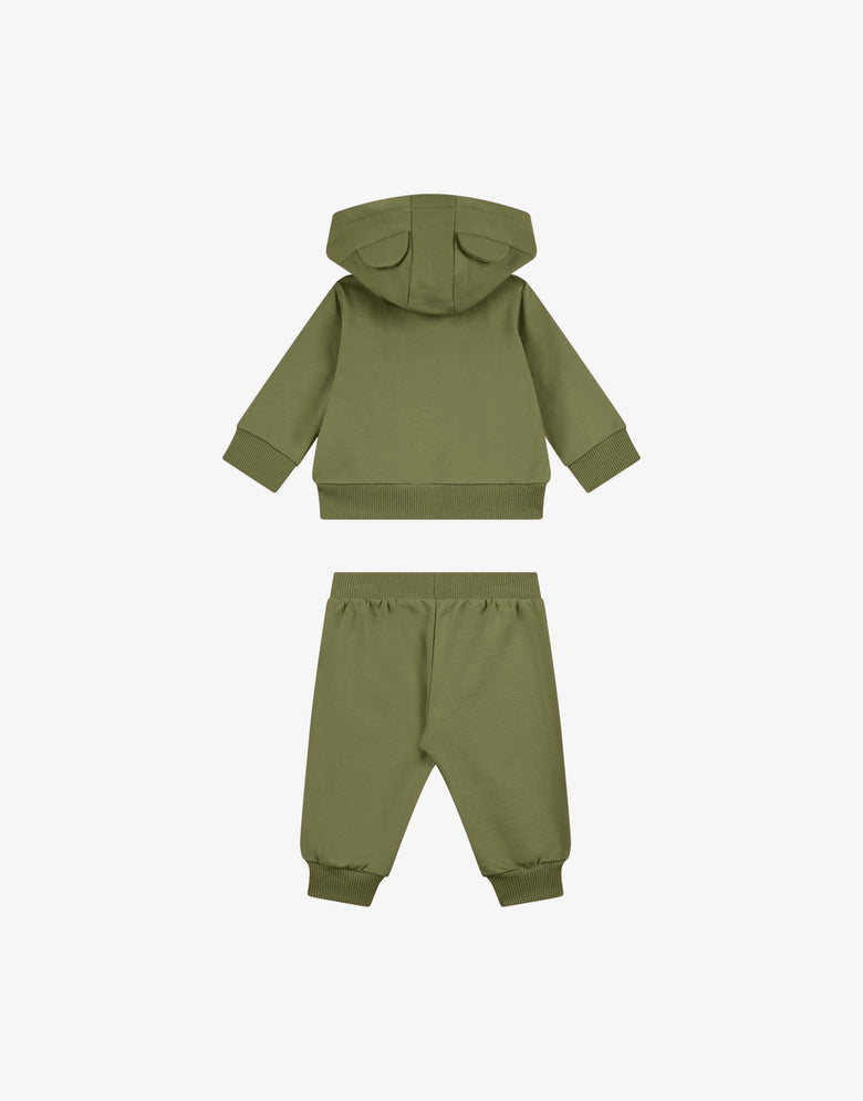 Ensemble survêtement en molleton de coton Moschino Teddy Bear Olive green Moschino 1