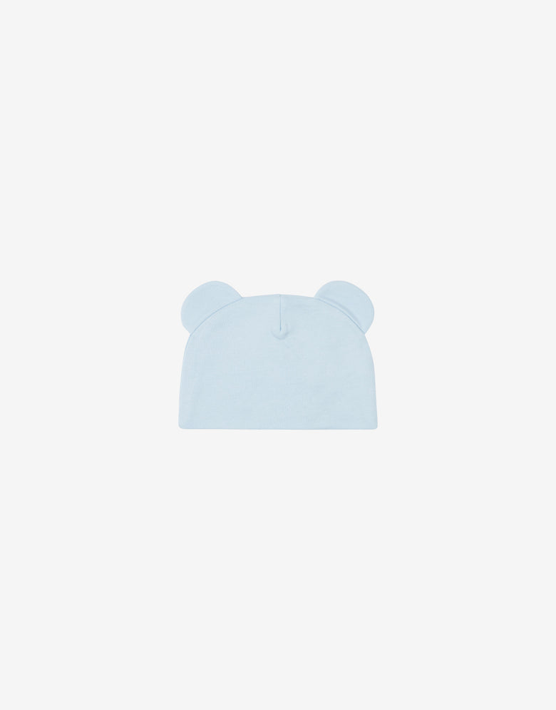 Gorro de algodón Azul Bebé Moschino 1