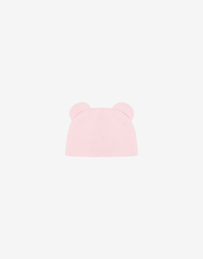 Cappello in cotone Rosa cipria Moschino 1