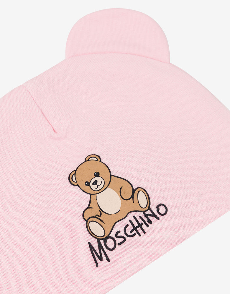Cappello in cotone Rosa cipria Moschino 2