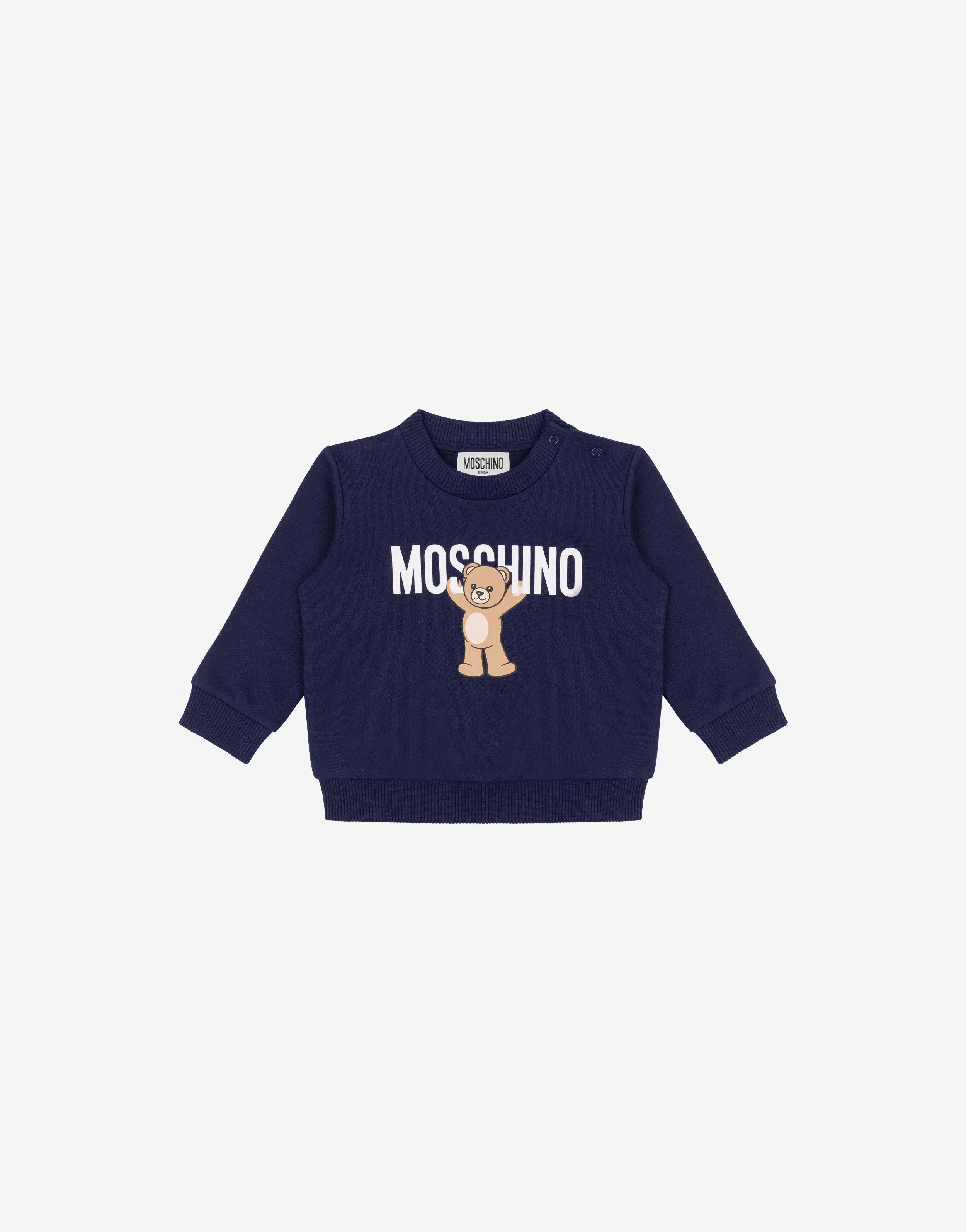 MOSCHINO ベビー クマ柄 フリーススウェット