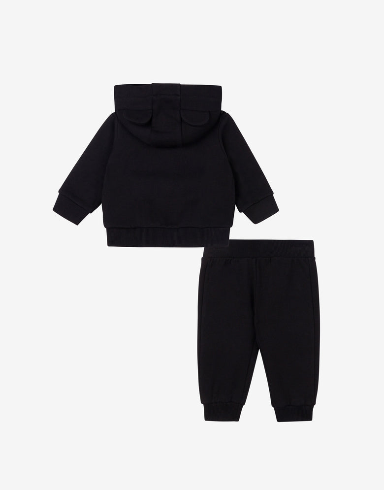 Combinaison en molleton Teddy Logo Noir Moschino 1