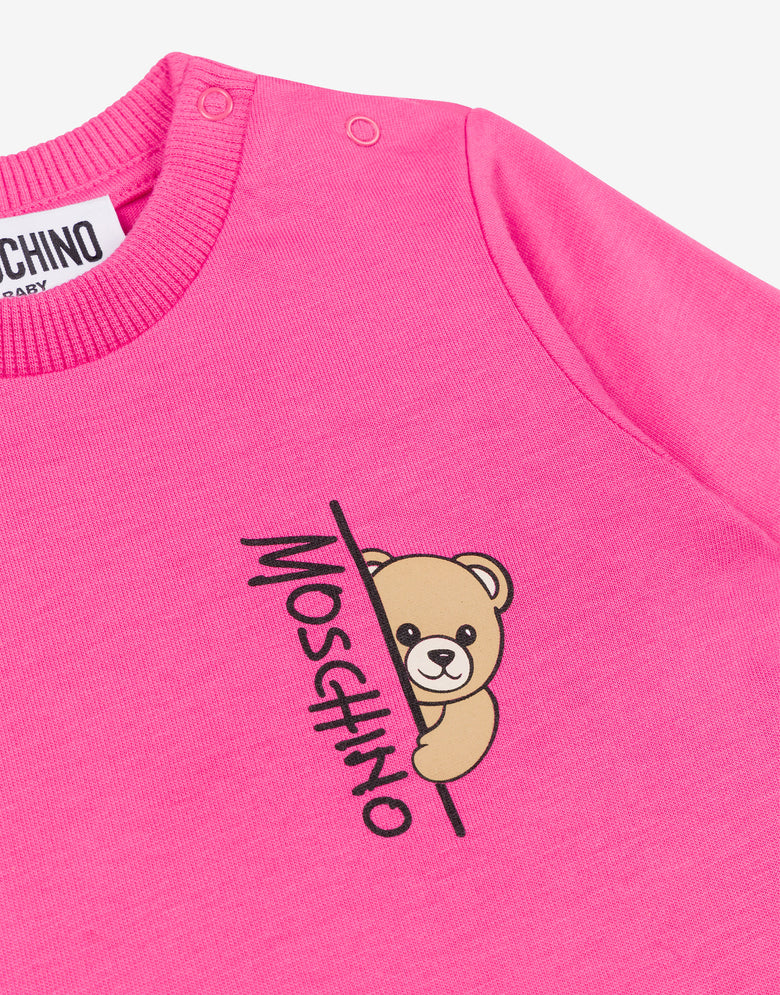 Moschino Teddy Bear Jersey T-shirt Fuchsia Moschino 2