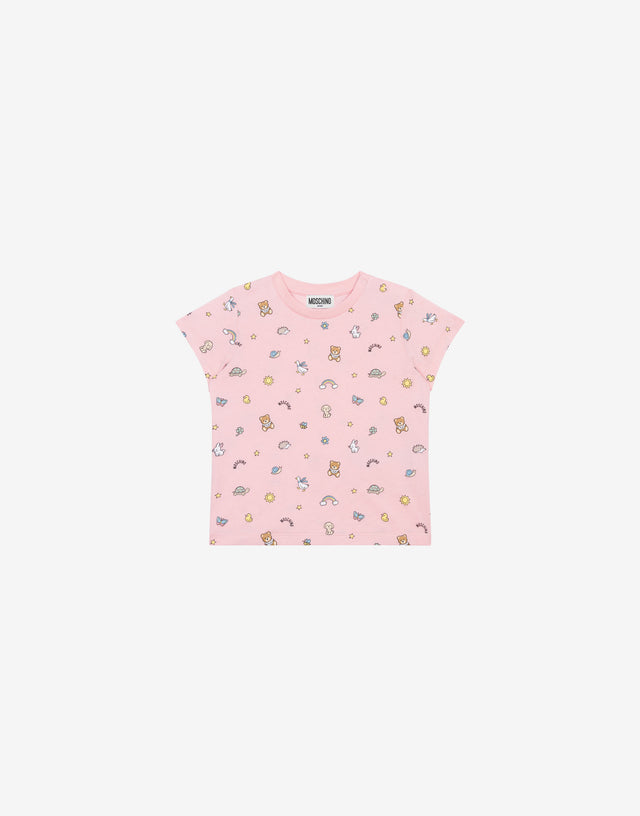 T-shirt in jersey Teddy Bear  Moschino 0