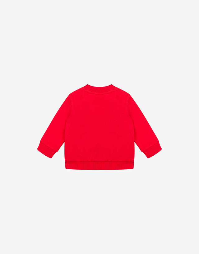 Felpa in cotone Moschino Teddy Bear Rosso Moschino 1