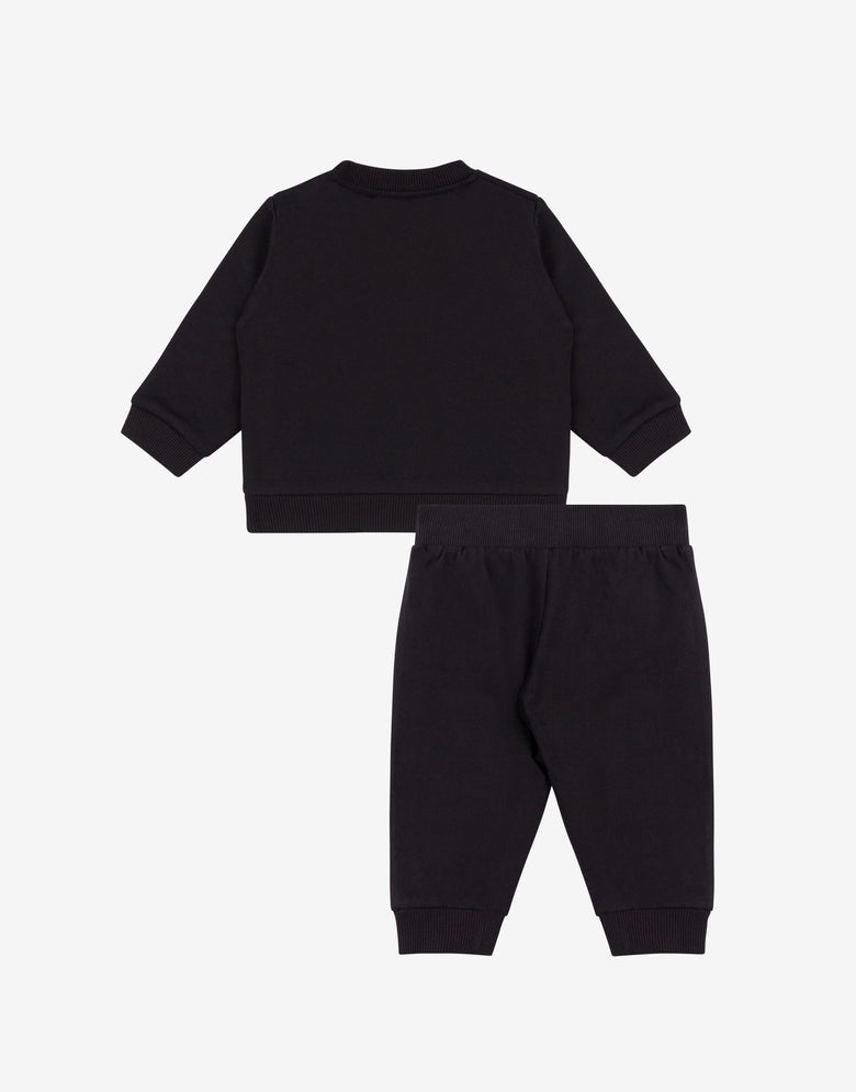 Teddy Logo Sweatshirt Set Black Moschino 1