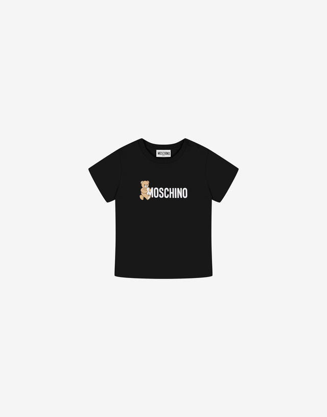 プリント・コットン・ジャージーTシャツ  Moschino 0