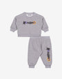 Sweatshirt-Anzug mit Teddy-Logo