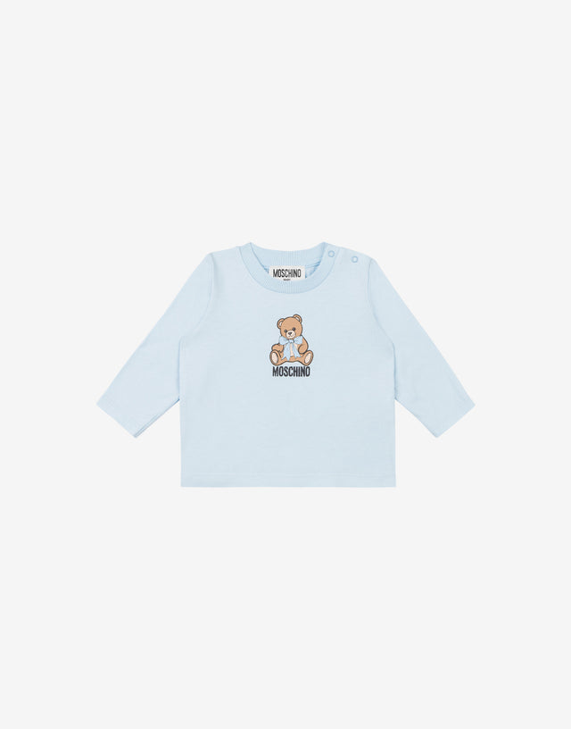 Moschino Teddy Bear Jersey T-shirt Baby Blue Moschino 0