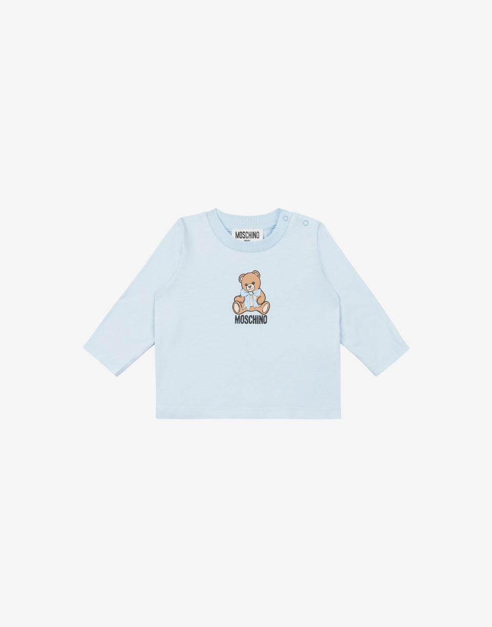 Moschino Teddy Bear Jersey T-shirt Baby Blue Moschino 0