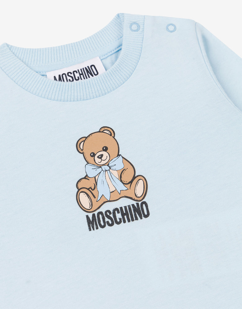 Moschino Teddy Bear Jersey T-shirt Baby Blue Moschino 2