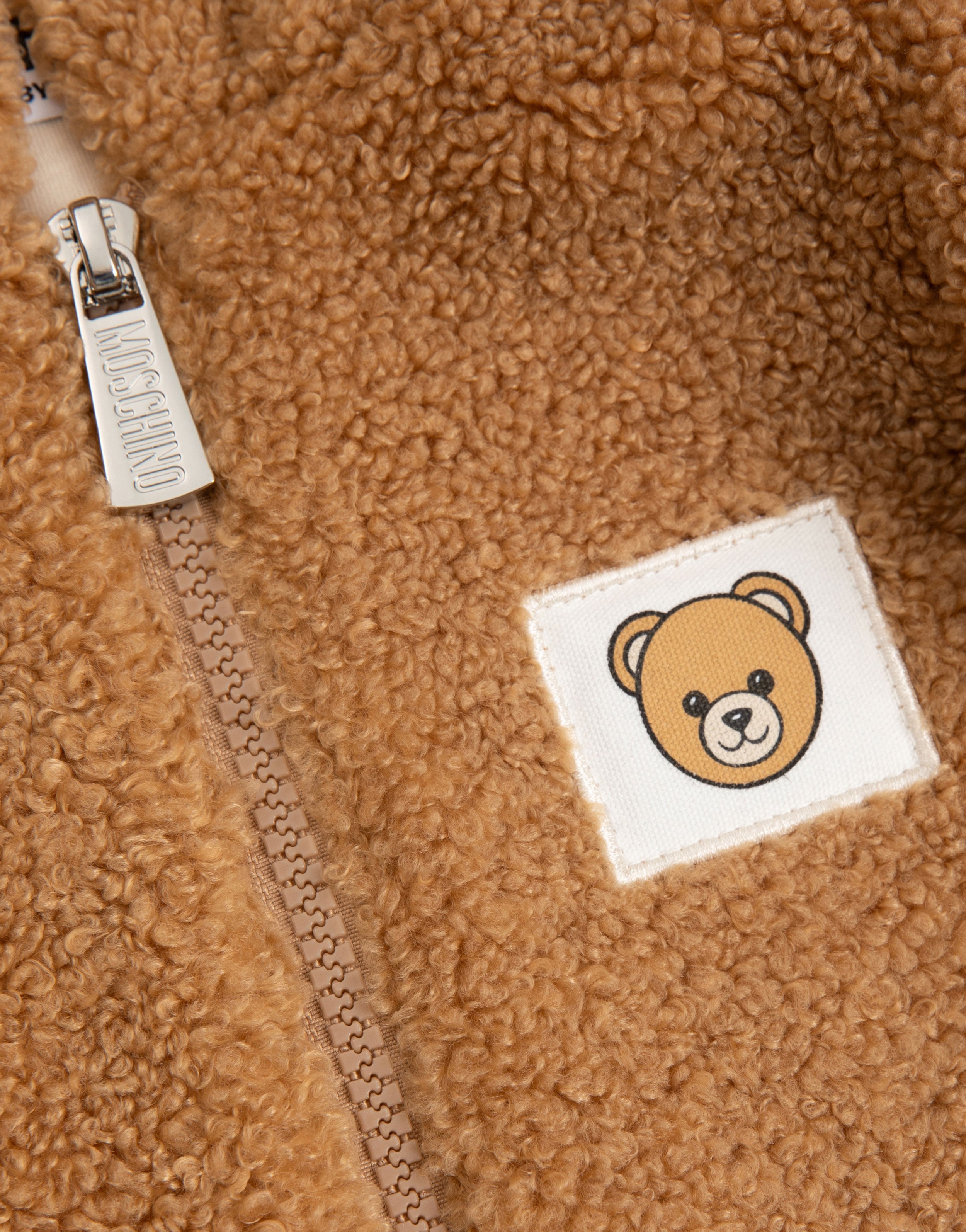 Soft fabric hooded jacket | Moschino