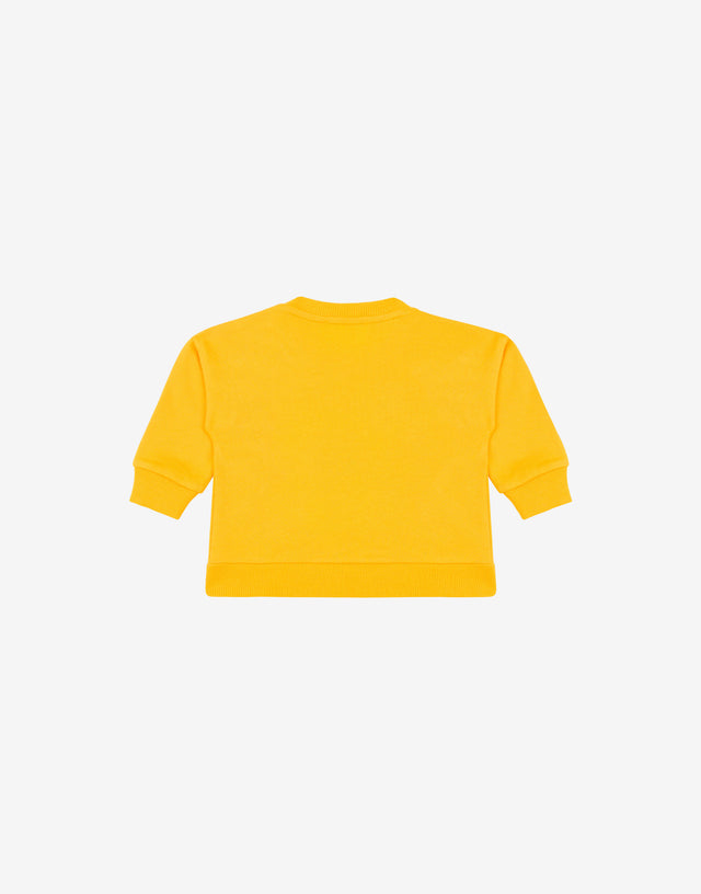 Sudadera de algodón Moschino Teddy Bear Amarillo Moschino 1