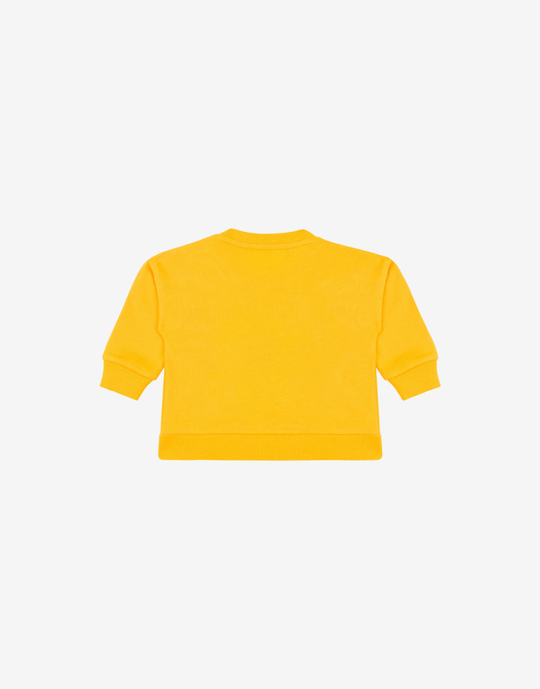 Moschino Teddy Bear Cotton Sweatshirt Yellow Moschino 1