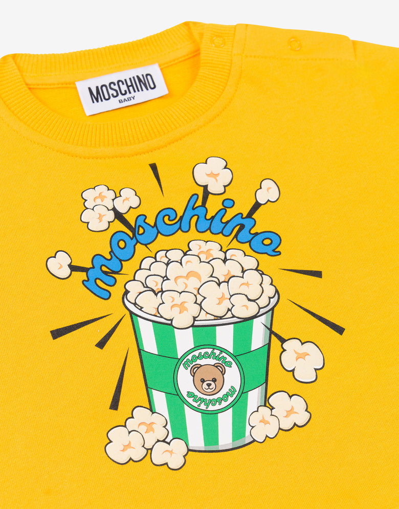 Moschino Teddy Bear Cotton Sweatshirt Yellow Moschino 2