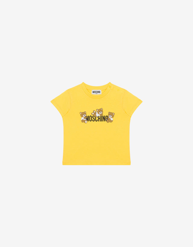 T-shirt in jersey Teddy Logo  Moschino 0