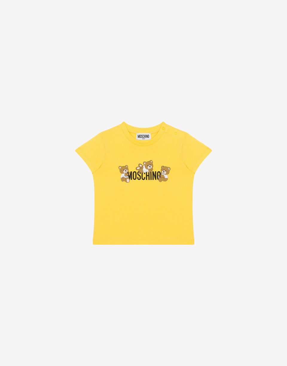Jersey T-shirt Teddy Logo  Moschino 0
