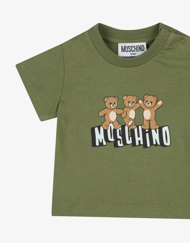 T-shirt en jersey de coton Moschino Teddy Bear  Moschino 2