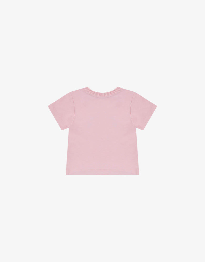 Camiseta de jersey de algodón Moschino Teddy Bear Pink Moschino 1