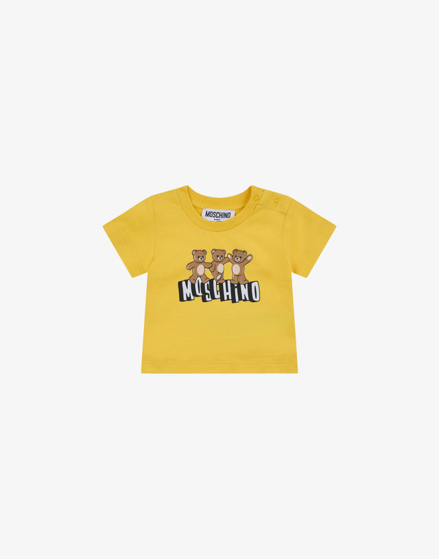 T-shirt en jersey de coton Moschino Teddy Bear  Moschino 0