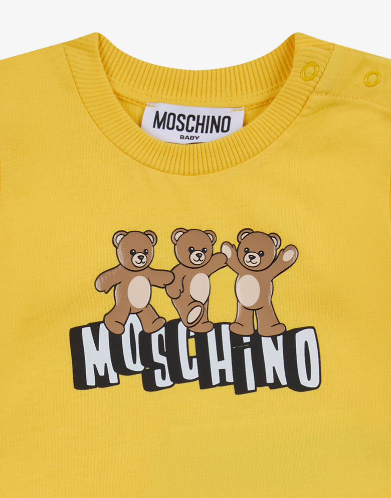 T-shirt en jersey de coton Moschino Teddy Bear  Moschino 2