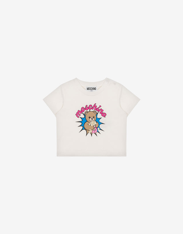 Camiseta de algodón Moschino Teddy Bear Blanco Moschino 0