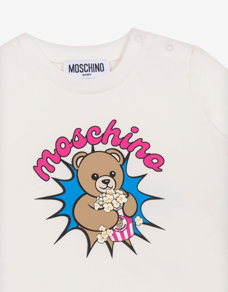 T-shirt di cotone Moschino Teddy Bear Bianco Moschino 2