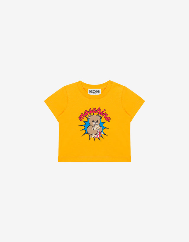 Camiseta de algodón Moschino Teddy Bear Amarillo Moschino 0