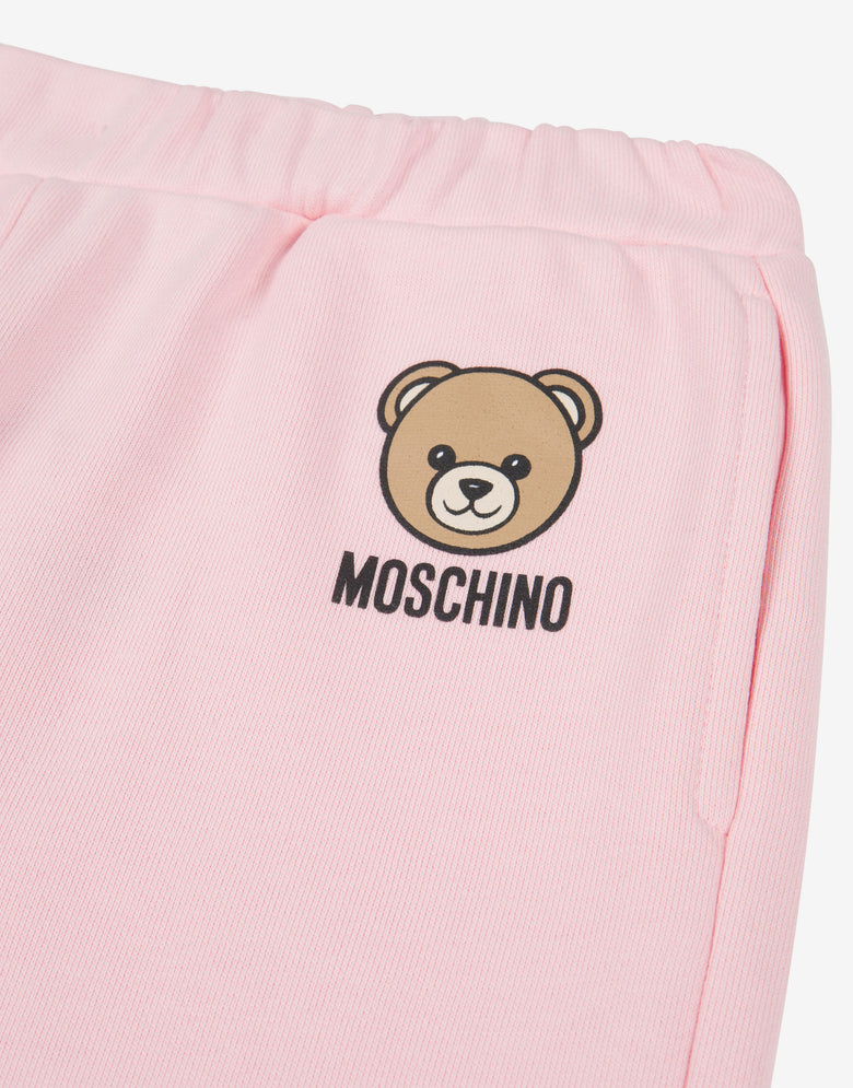 モスキーノ・テディベア・コットン・パンツ ベビーピンク Moschino 2