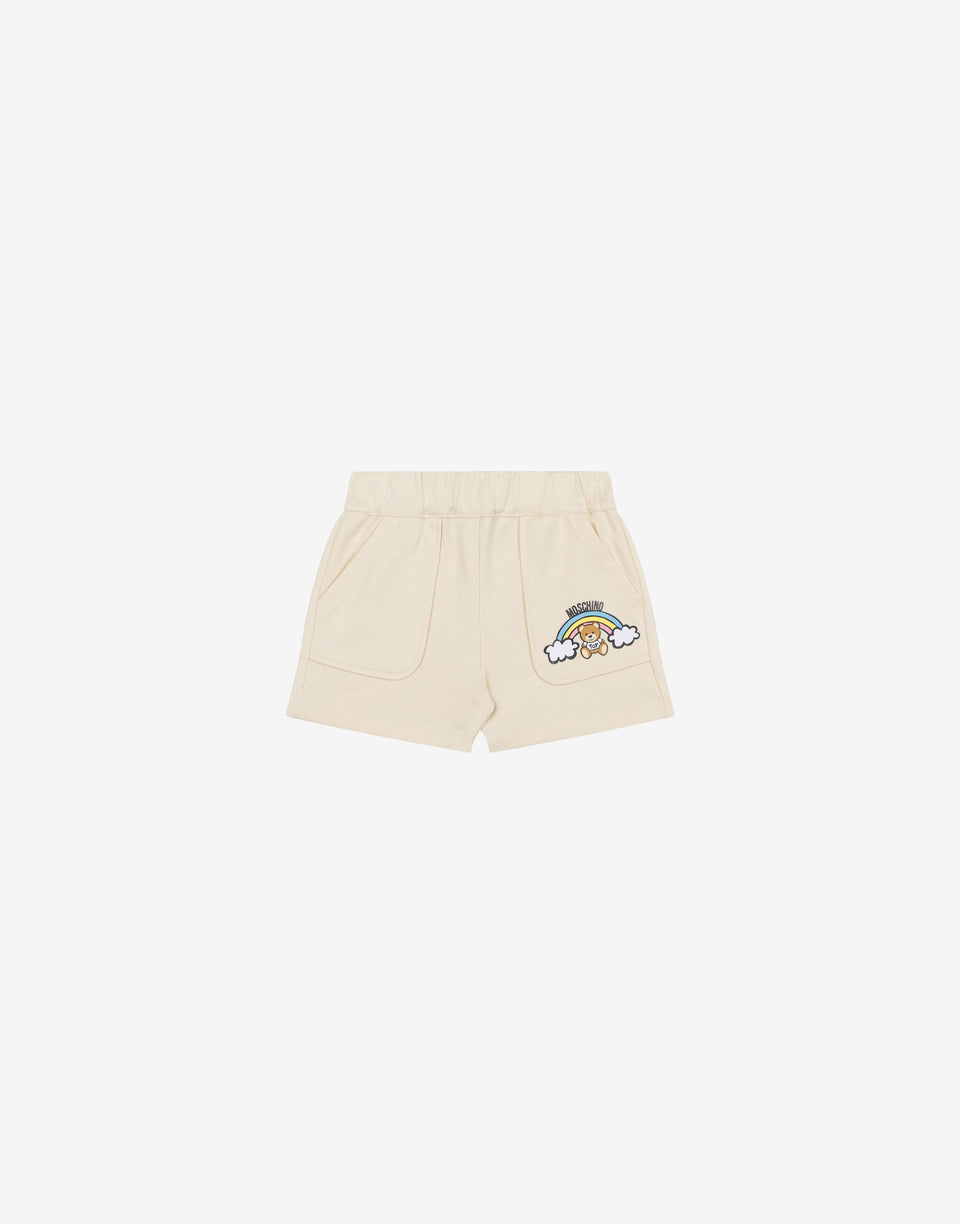 Short en sweat Teddy Bear Beige clair Moschino 0
