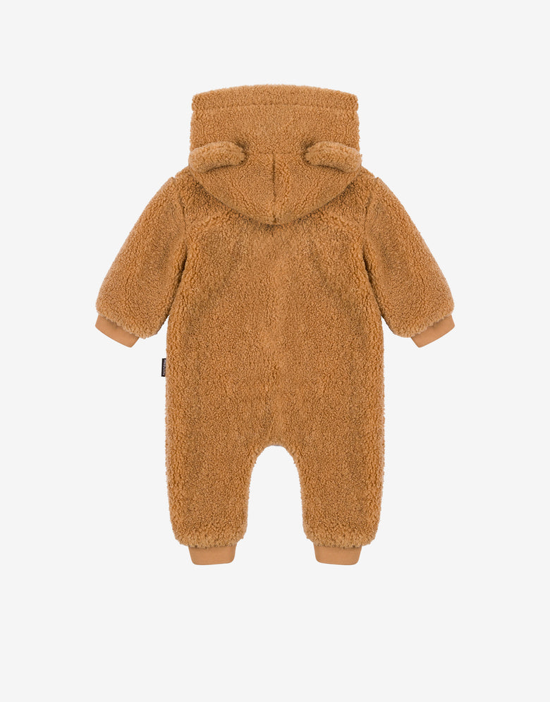 Soft fabric sleepsuit Caramel Moschino 1