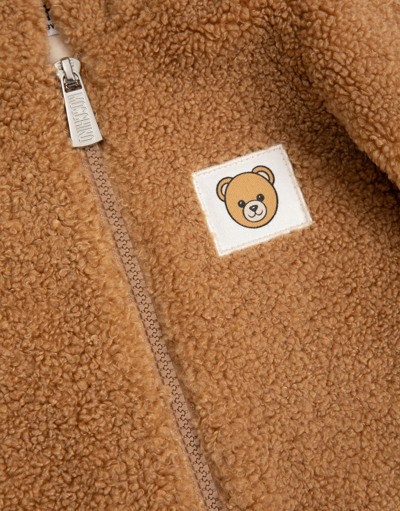 Soft fabric sleepsuit Caramel Moschino 2