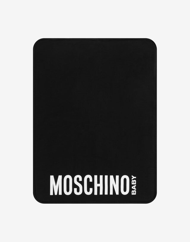 Borsa mamma in nylon con fasciatoio Teddy Bear Nero Moschino 1