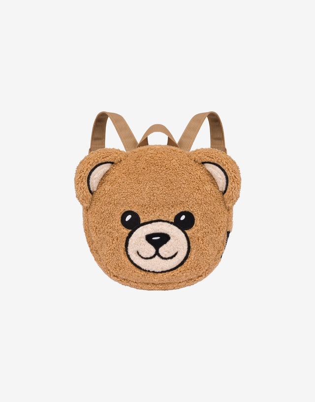 Moschino Teddybär Rucksack aus weichem Stoff Karamel Moschino 0
