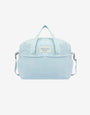 Cotton blend chenille mom bag with changing pad