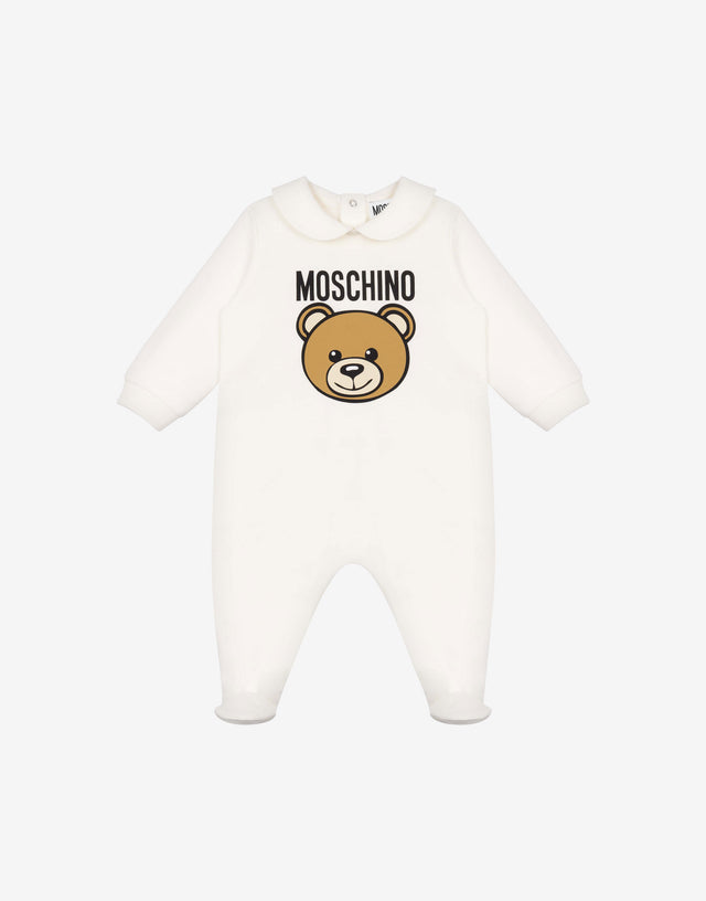 Sweat-Strampler Moschino Teddy Bear Weiß Moschino 0