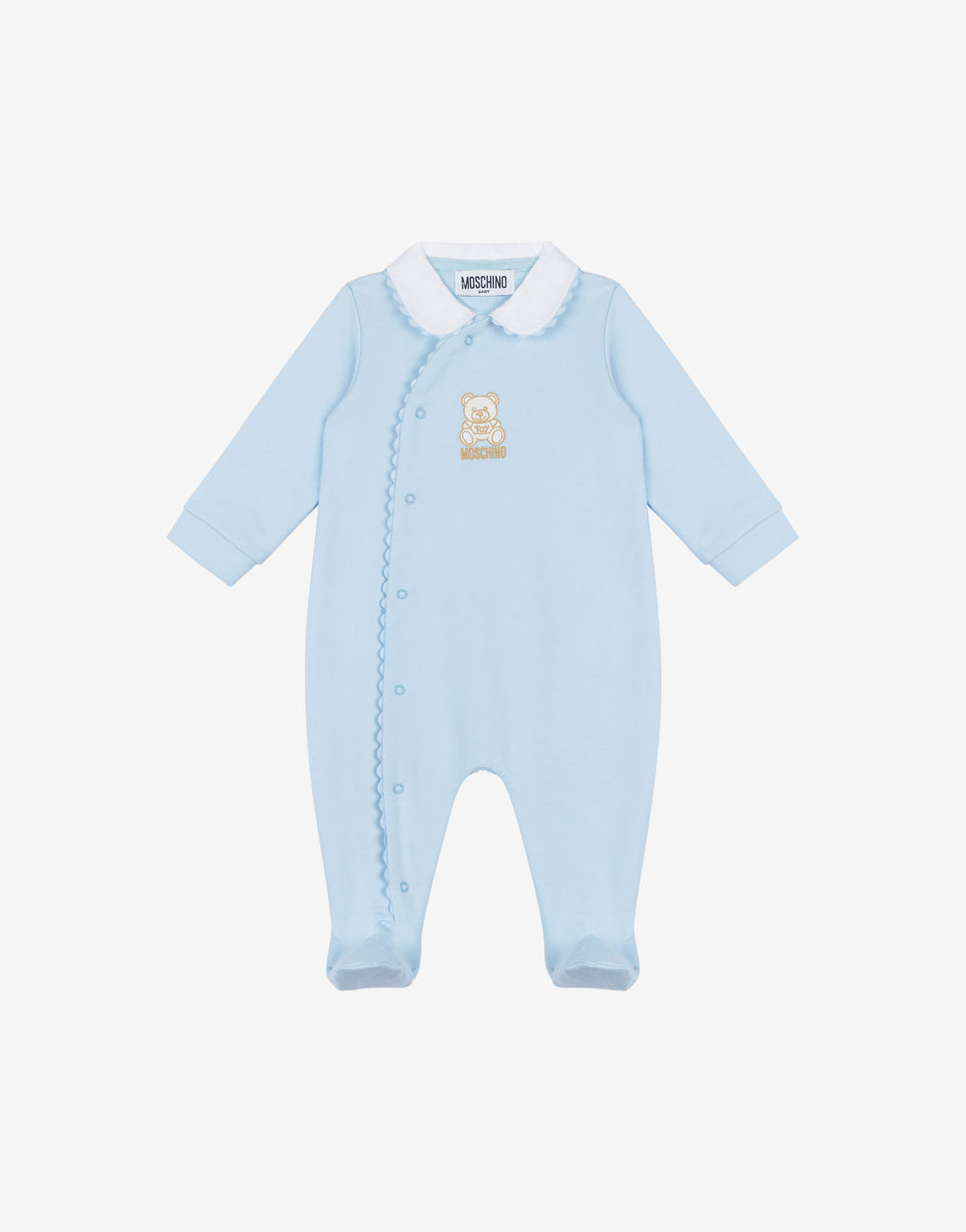 Sweat-Overall Teddy Bear Himmelblau Moschino 0