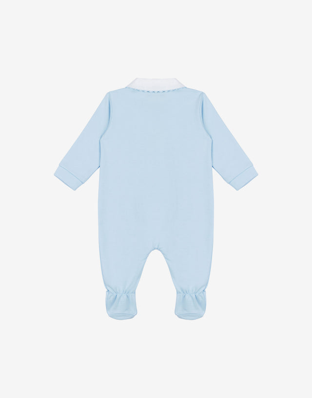 Tutina in felpa Teddy Bear Blu cielo Moschino 1