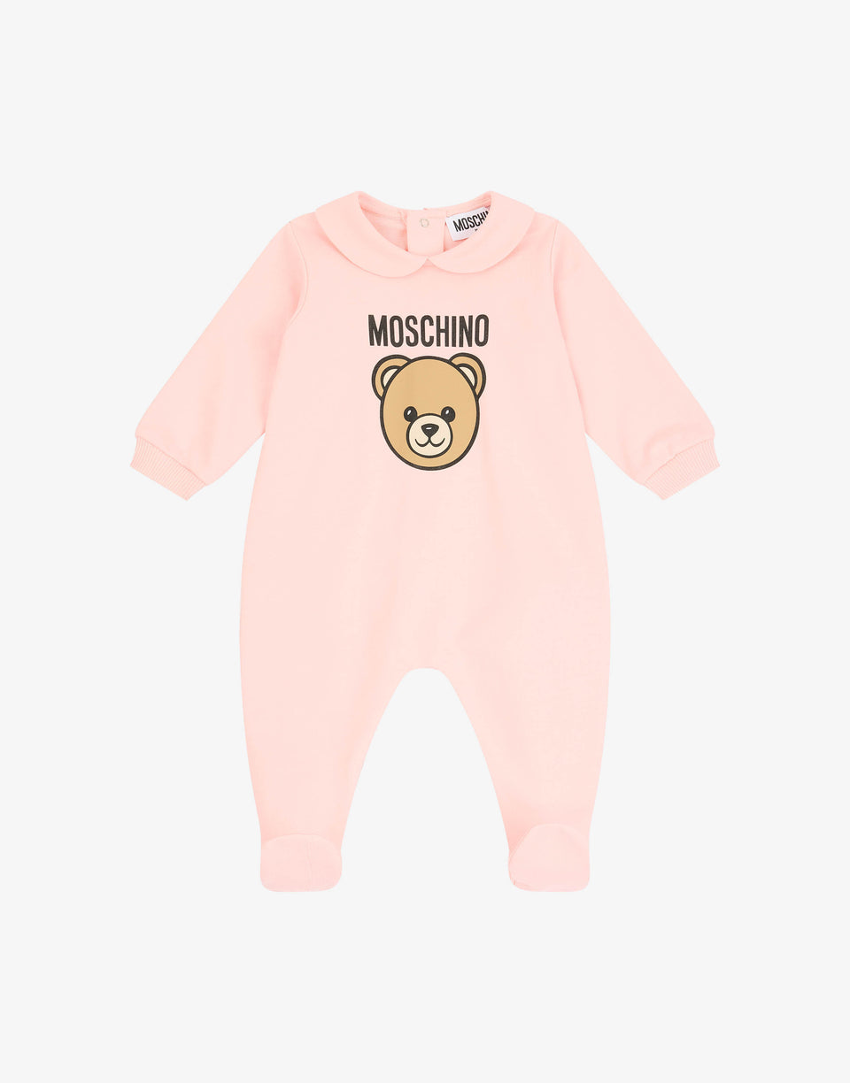 Combinaison en molleton de coton Moschino Teddy Bear Rose Moschino 0