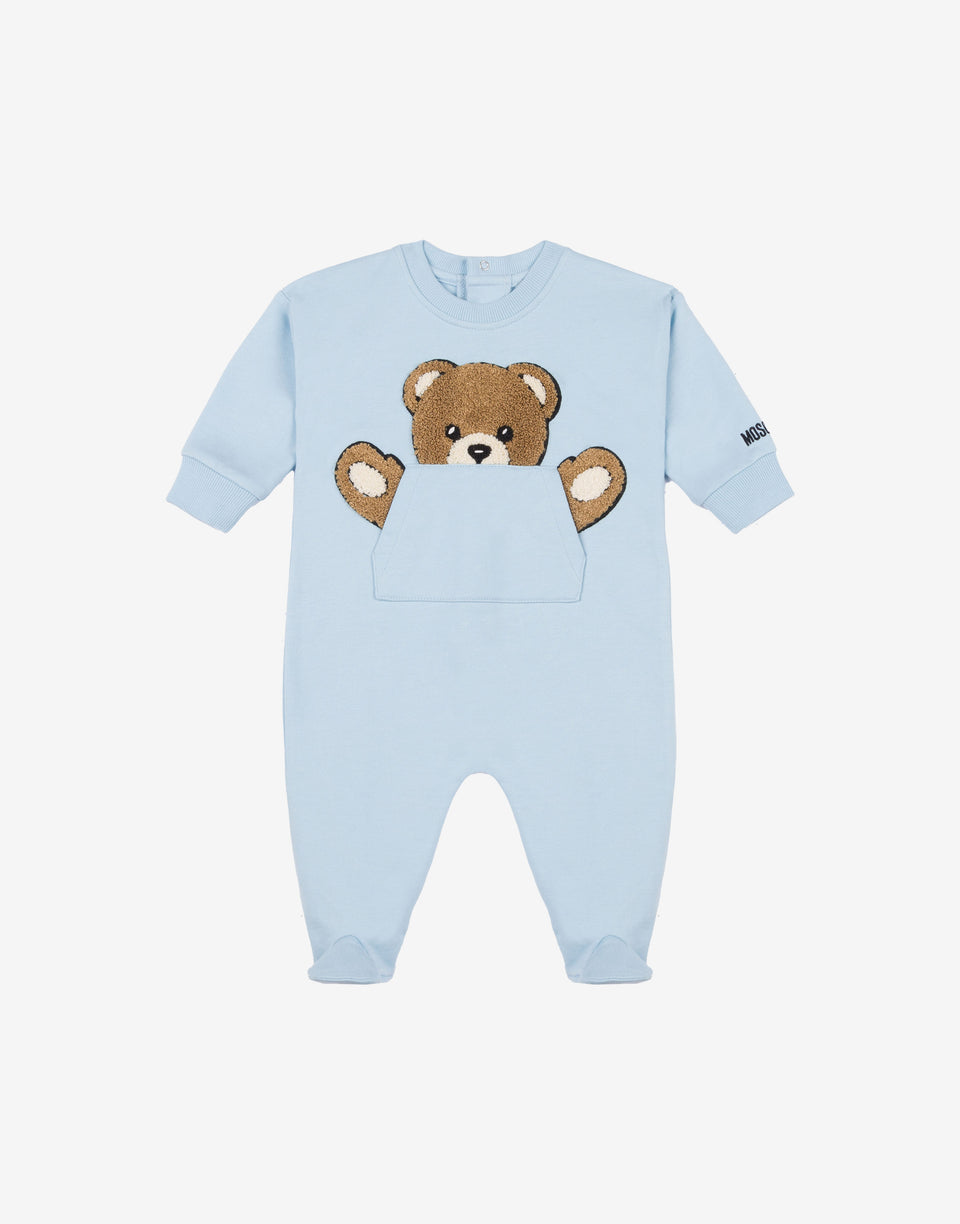 Tutina Teddy Bear Baby Blu Moschino 0