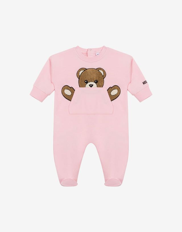 Pelele Teddy Bear Rosa claro Moschino 0
