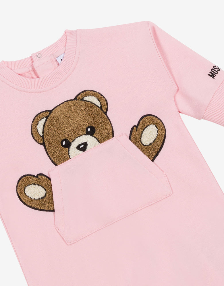 Teddybär-Strampler Hellrosa Moschino 2