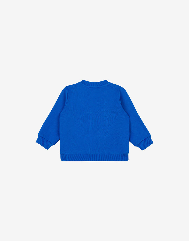 Moschino Teddy Bear Baumwoll-Sweatshirt Elektrischblau Moschino 1